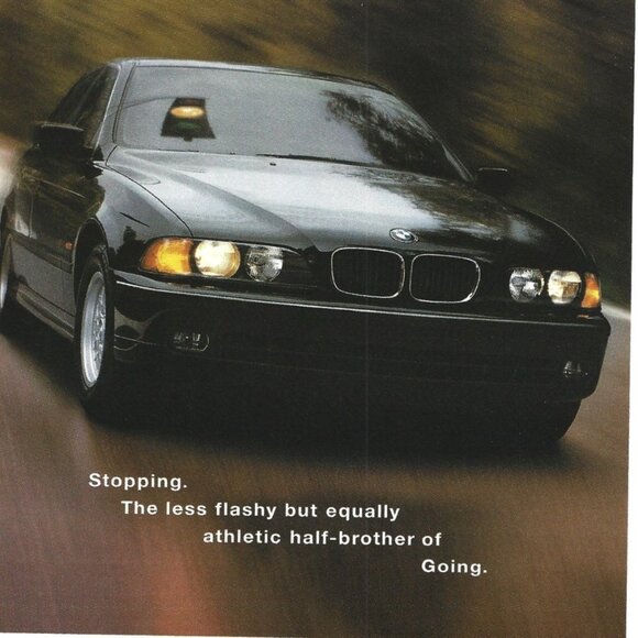 BMW 5 Series Sedan Advertisement Print 1997 Luxury - Picture 2 of 2